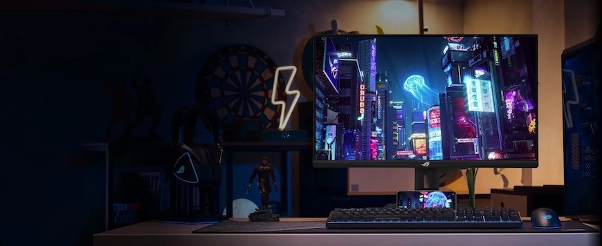 Herní monitor Asus ROG Strix XG27ACMS černý Nechte se pohltit ohromující přesností obrazu na monitoru Asus ROG Strix XG27ACS. J