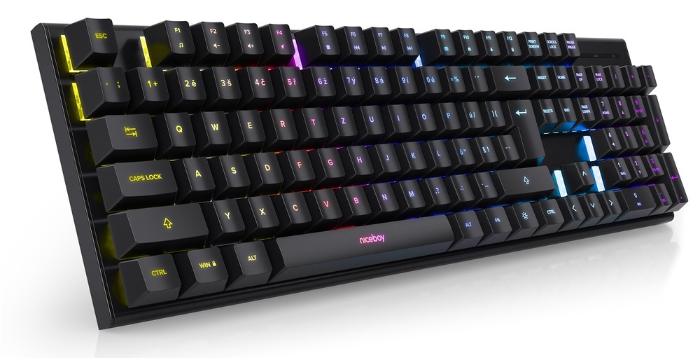 Klávesnice Niceboy Oryx K310 černá Klávesnice Niceboy Oryx K310