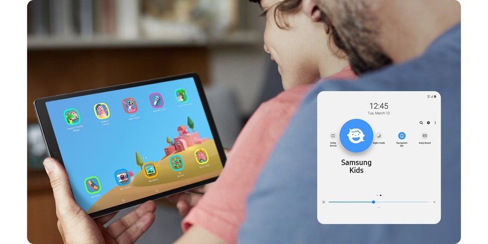 Dotykový tablet Samsung Galaxy Tab A7 Lite šedý Dotykový tablet Samsung Galaxy Tab A7 Lite šedý