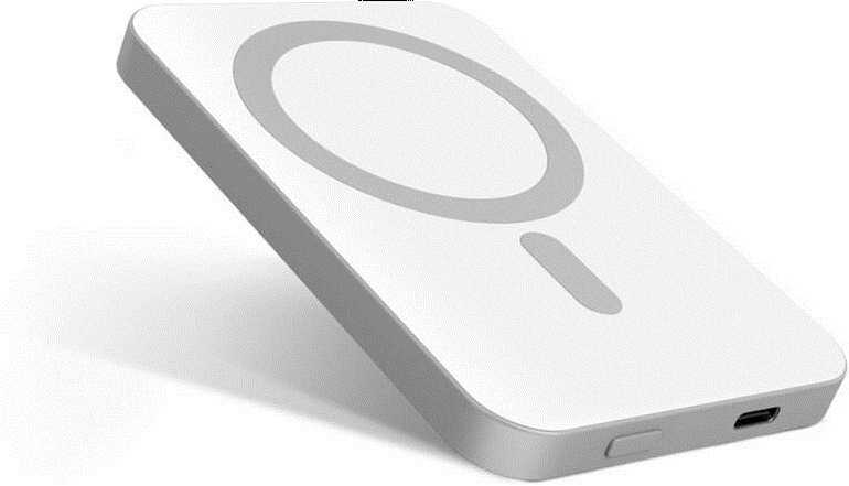 Powerbank Epico 5000mAh Aluminium Magnetic Wireless (9915112100056) stříbrná