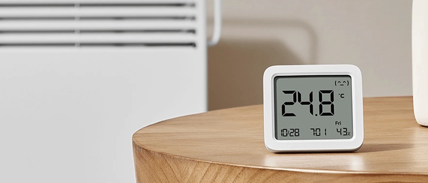 Teploměr Xiaomi Mi Temperature and Humidity Monitor 3 bílá