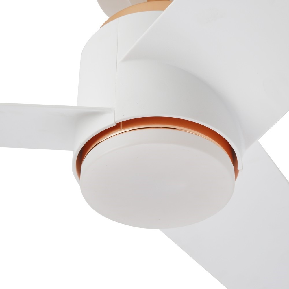 Stropní svítidlo IMMAX NEO LITE BEAUTY SMART LED s ventilátorem, 18W, Wi-Fi, TUYA - bílé/zlaté
