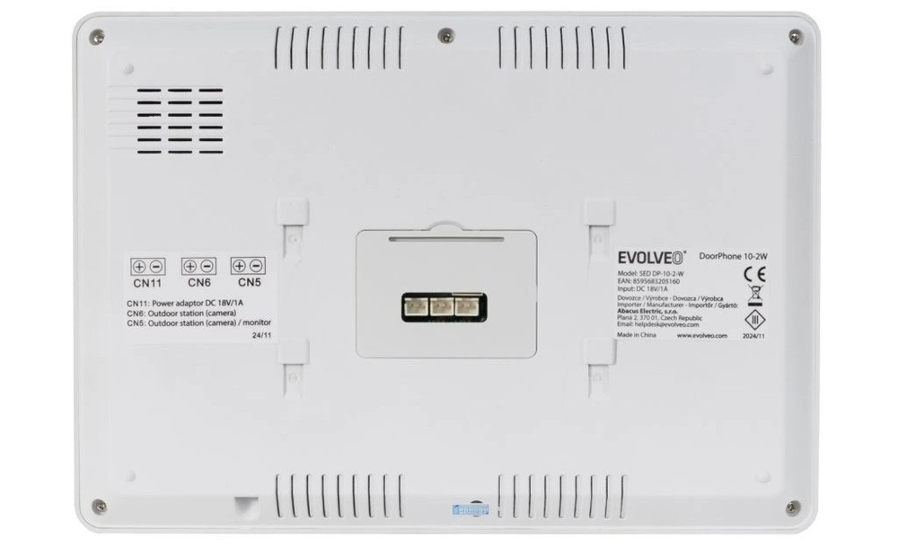 Dveřní videotelefon Evolveo DoorPhone 10-2W - bílý