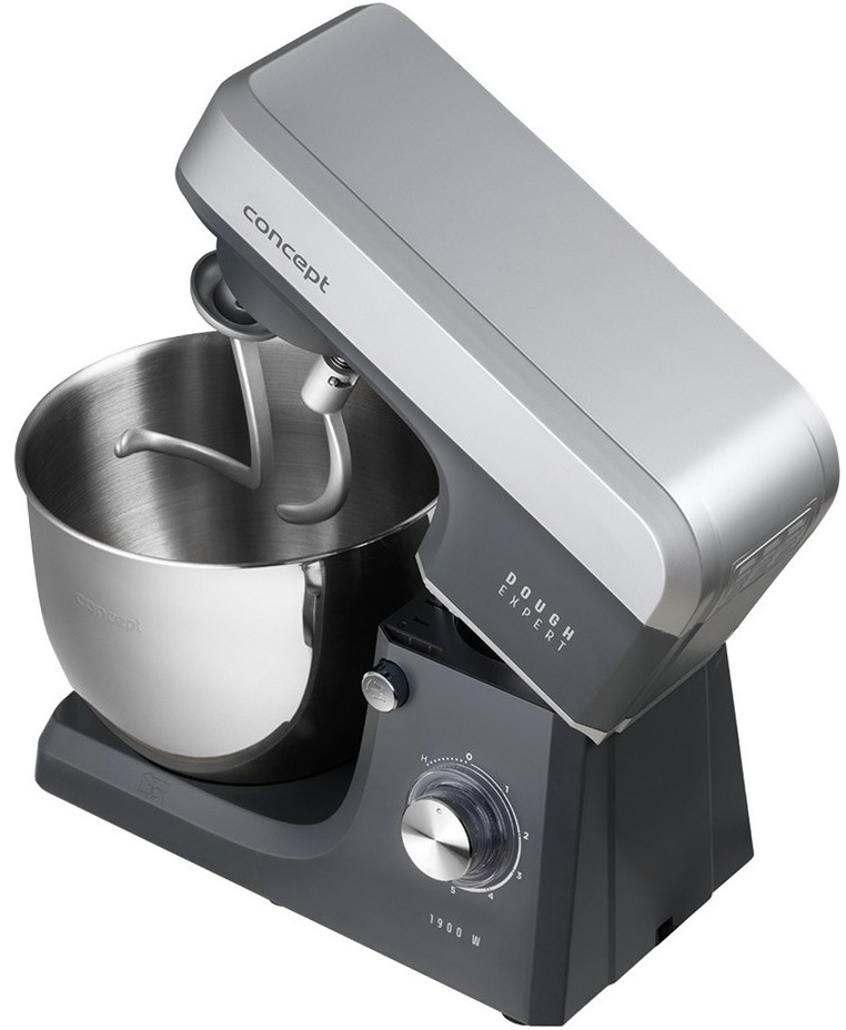 Kuchyňský robot Concept RM6010 1 900 W se zvednutými hnětacími háky 