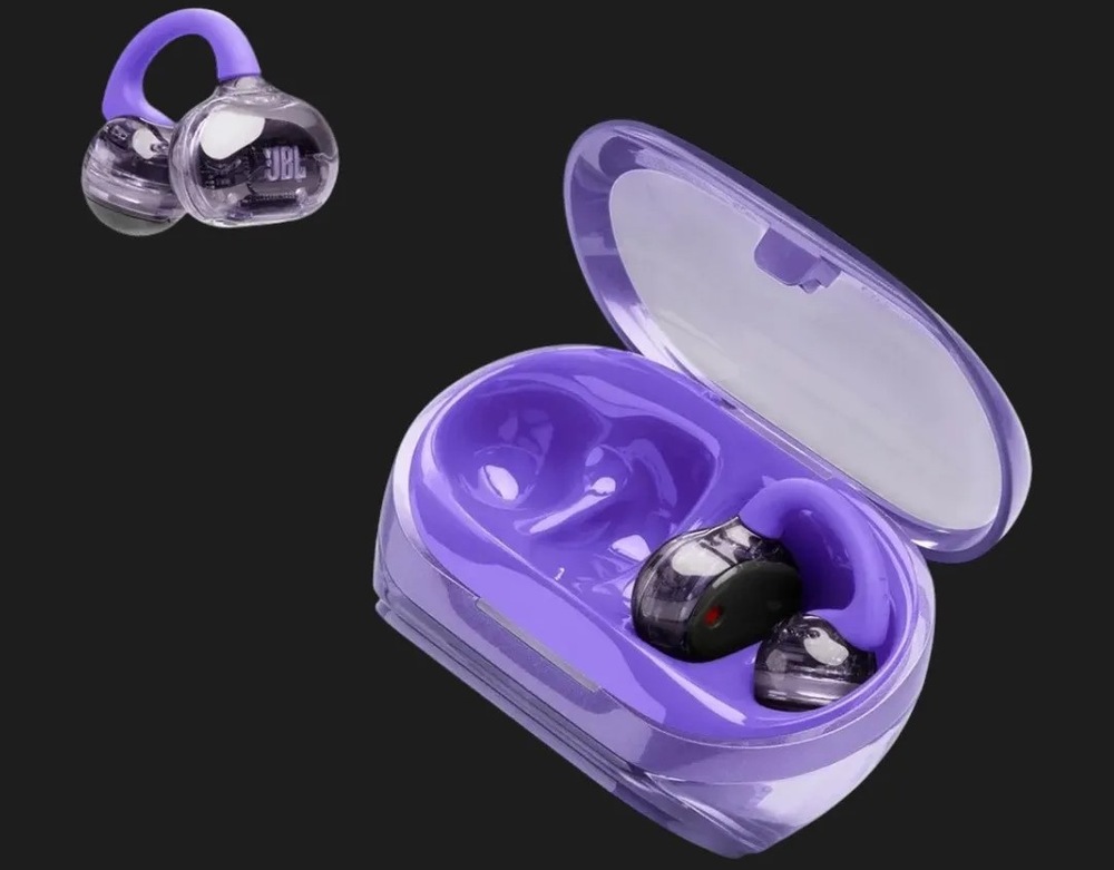 Sluchátka JBL Soundgear Clips fialová