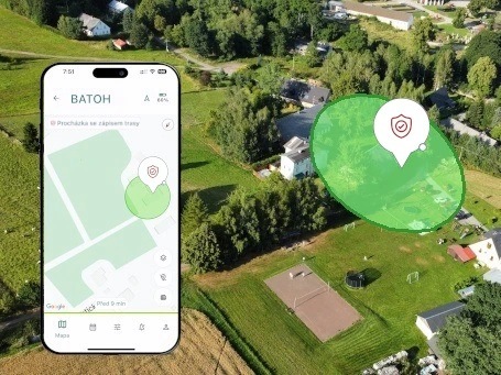Nastavte si virtuální plot s upozorněním, kdykoliv lokátor hranici překročí