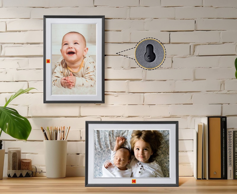 Fotorámeček digitální Kodak RCF-1018 se snadno ovládá přes dotykovou obrazovku