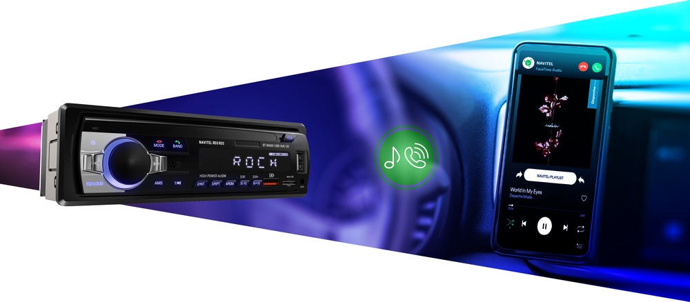 Bluetooth modul zajistí handsfree hovory i bezdrátové přehrávání hudby bez rušivých kabelů.