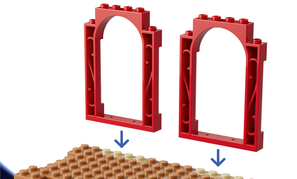 209 dílků a prvky Starter Brick usnadní stavění předškolákům od čtyř let a hotová stodola měří přes 22 cm na šířku.