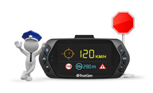 Autokamera TrueCam A5 Pro WiFi černá