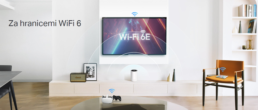 Komplexní Wi-Fi systém TP-Link Deco XE75 Pro Wi-Fi 6E ( ks) bílý
