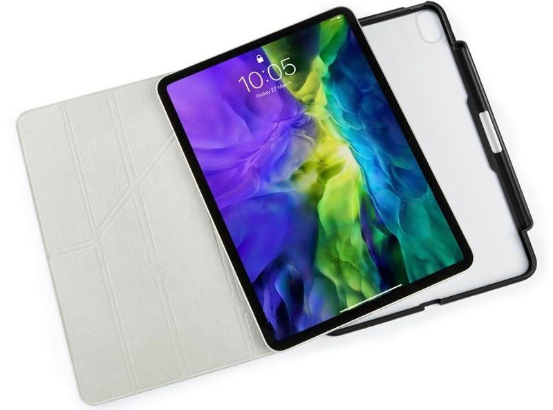 Pouzdro na tablet Pipetto Origami Pencil na Apple iPad Air 10.9" (2020) černé