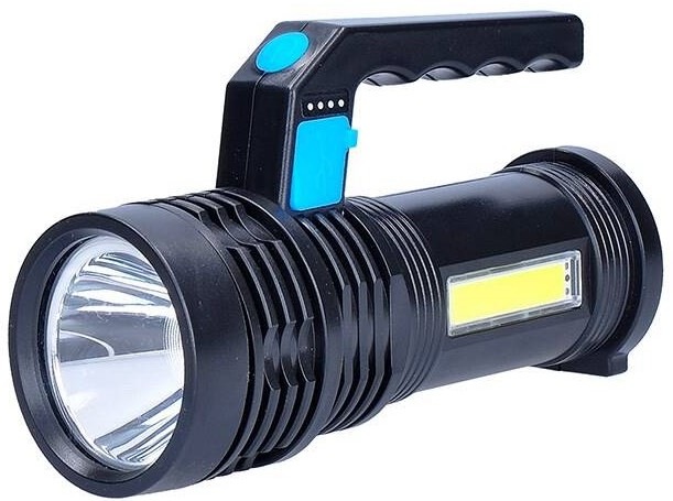 Svítilna Solight WN46, LED nabíjecí, s rukojetí a bočním světlem, 150+100lm, Li-Ion černá