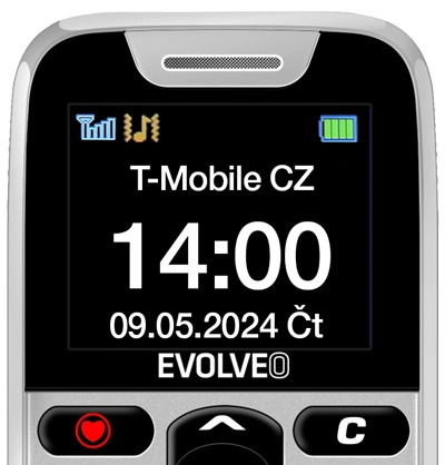 Mobilní telefon Evolveo EasyPhone bílý Evolveo EasyPhone, bílá