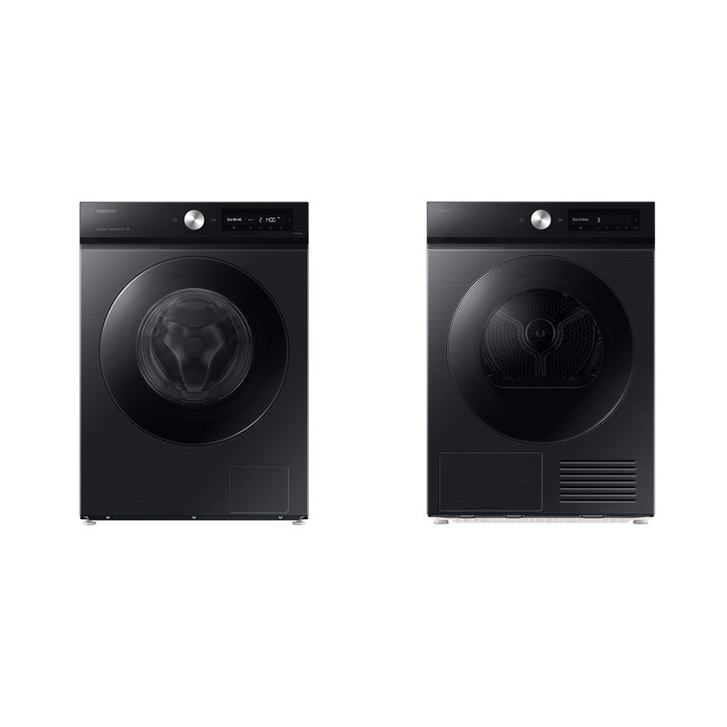 Set pračka Samsung WW11DB7B94GBU4 černá barva + sušička DV90DB7845GBU4 černá barva