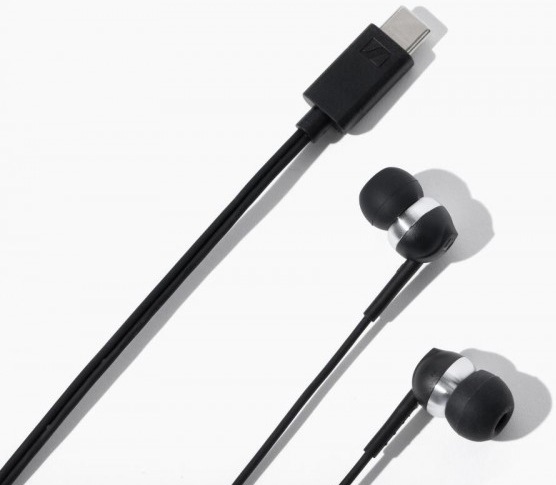 Sluchátka Sennheiser CX80U černá Detail sluchátek Sennheiser CX80U s příjemnými nástavci