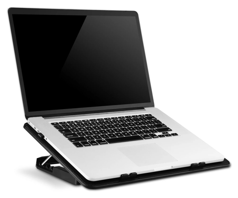 Chladící podložka pro NTB Evolveo A101RGB černá Notebook na chladicí podložce EVOLVEO A101RGB