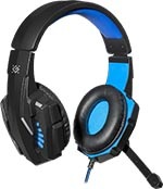Headset Defender Warhead G-390 LED černý/modrý Defender Warhead G-390 LED