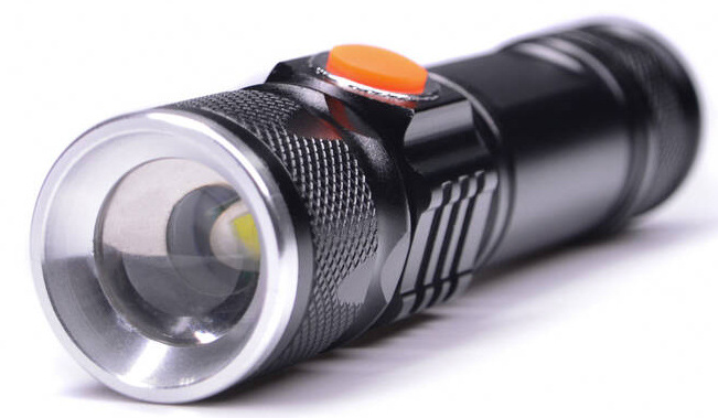Svítilna Solight 3W, 200 lm, USB, Li-Ion černá