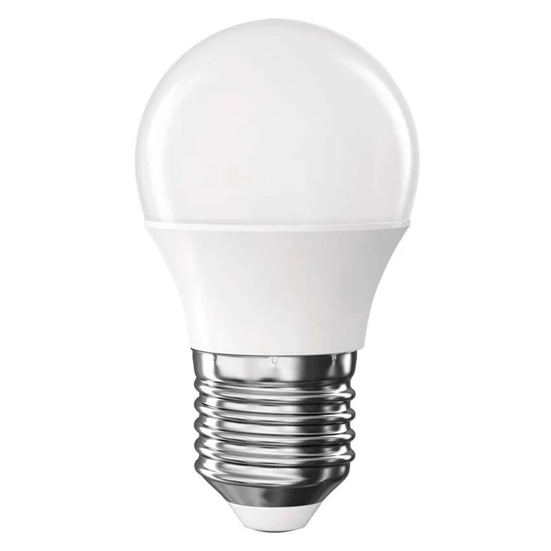 Žárovka LED EMOS Classic mini globe, E27, 4,2W, studená bílá