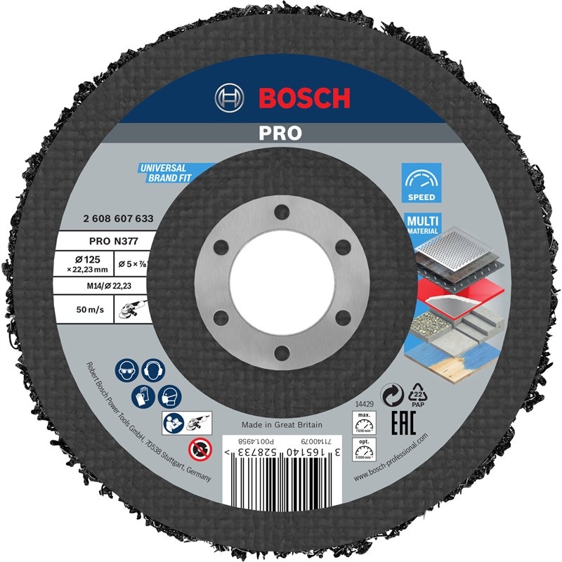 Lešticí kotouč Bosch PRO, průměr 125 mm