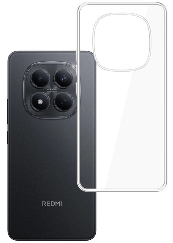Kryt na mobil 3mk na Xiaomi Redmi Note 15 Pro, průhledná barva
