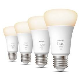 Žárovka LED Philips Hue Bluetooth, 9W, E27, White, 4ks (8719514319141)