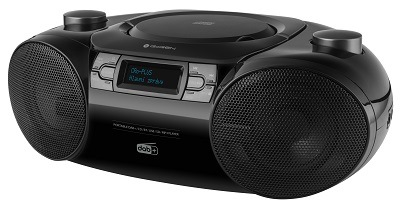 Radiopřijímač DAB+/CD GoGEN CDM 390 BTDABS černý/šedý