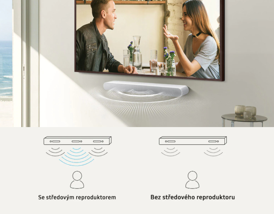 Soundbar Samsung HW-S61B bílý