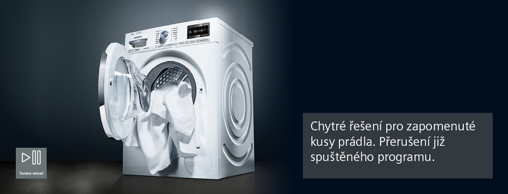 Pračka Siemens iQ500 WG44G2Z3CS smartFinish bílá