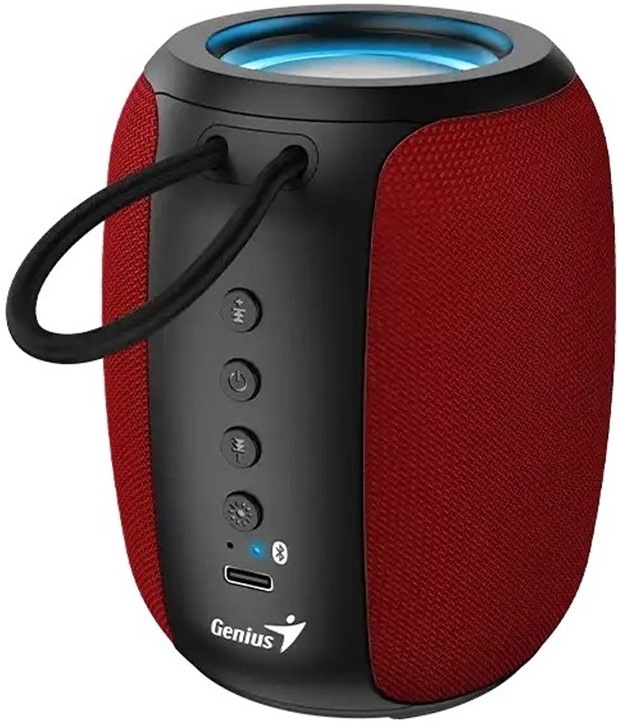 Přenosný reproduktor Genius SP-915BT - černý/červený