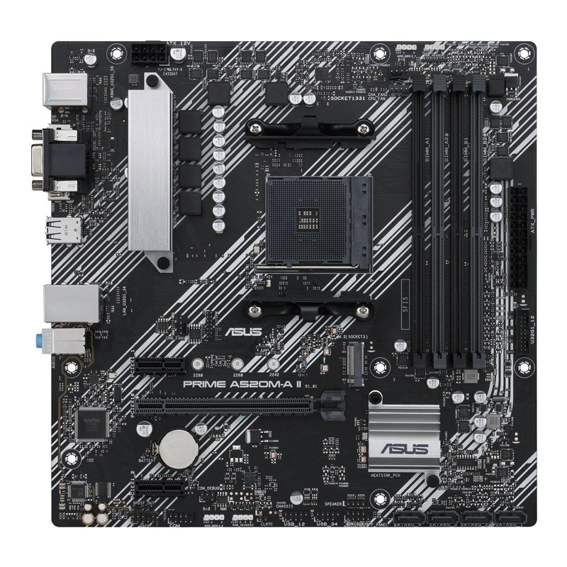 MB Asus PRIME A520M-A II/CSM AMD AM4, mATX