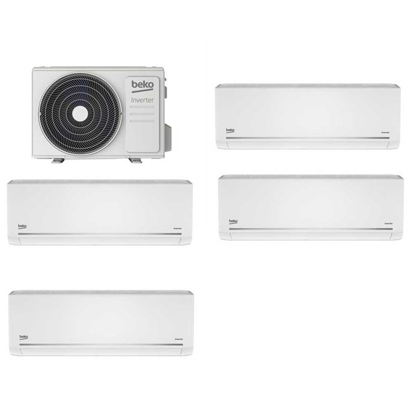 Set BEKO splitová klimatizace BGMPO 361 + BGMPI 125 + 3× BGMPI 095, bílá barva