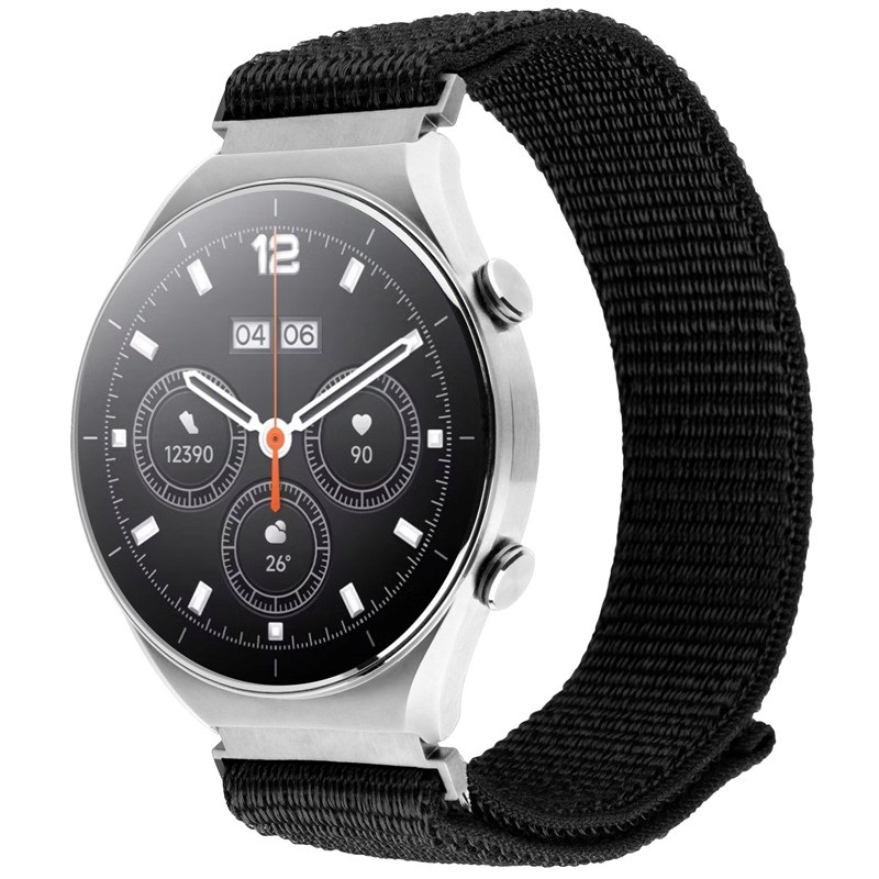 Řemínek FIXED na hodinky Garmin, Huawei či Armád, černá barva