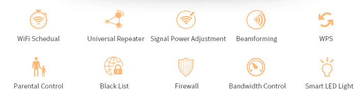 Router Tenda AC10 černý Router Tenda AC10 černý