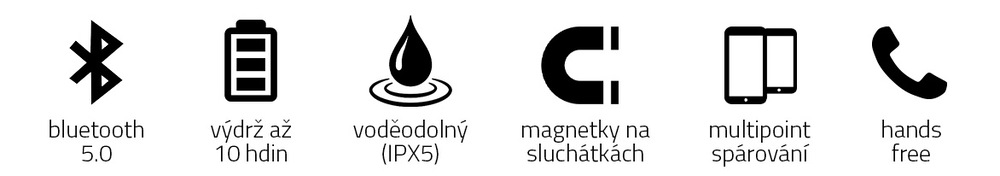 Sluchátka Niceboy HIVE E3 černá Sluchátka Niceboy HIVE E3 černá