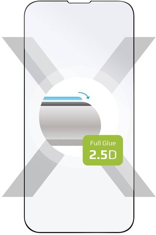 Tvrzené sklo FIXED Full-Cover na Apple iPhone 13 Mini černé