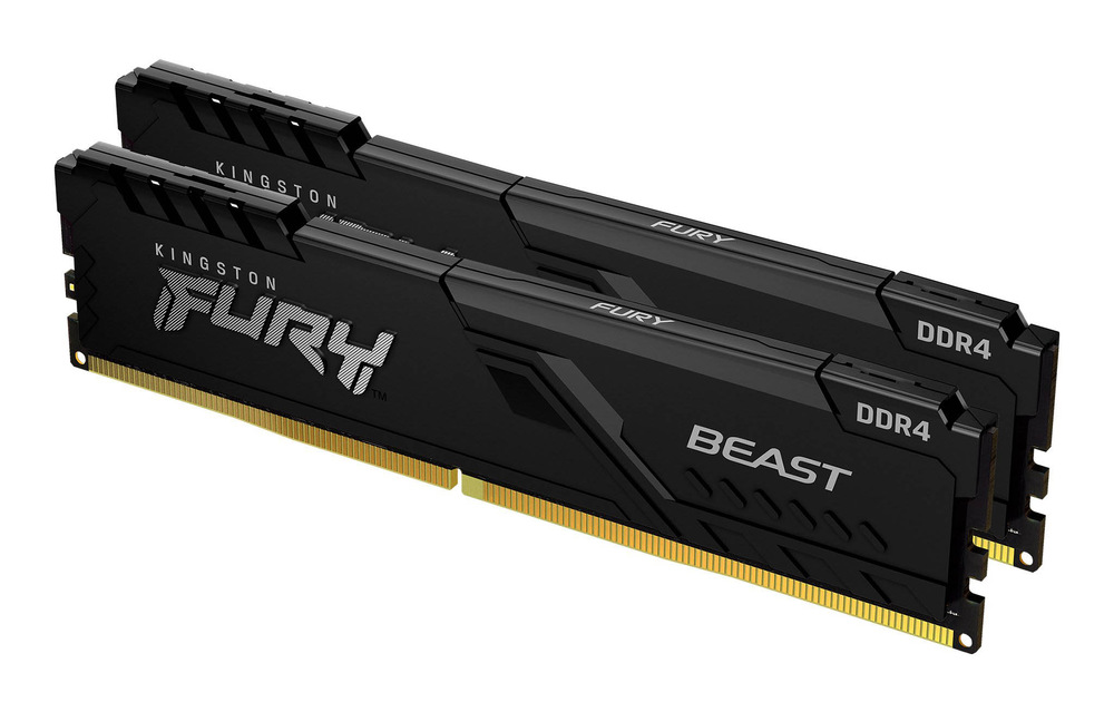 DIMM Kingston FURY Beast Black 32 GB (2× 16 GB) (KF432C16BB1K2-32)