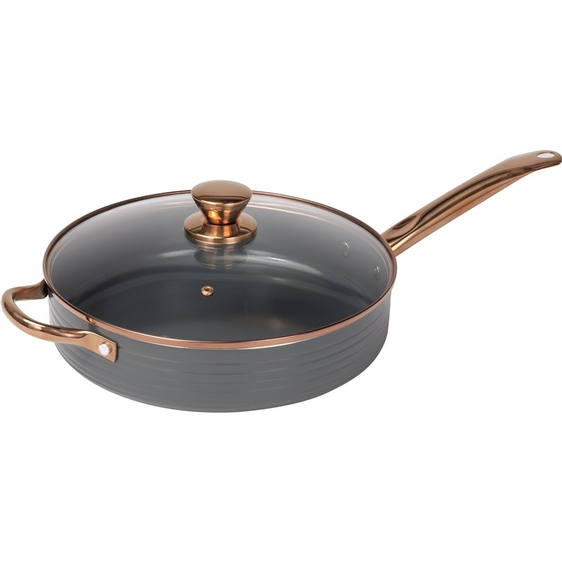Pánev Lamart LT1271 ORRO, 28 cm šedá/zlatá