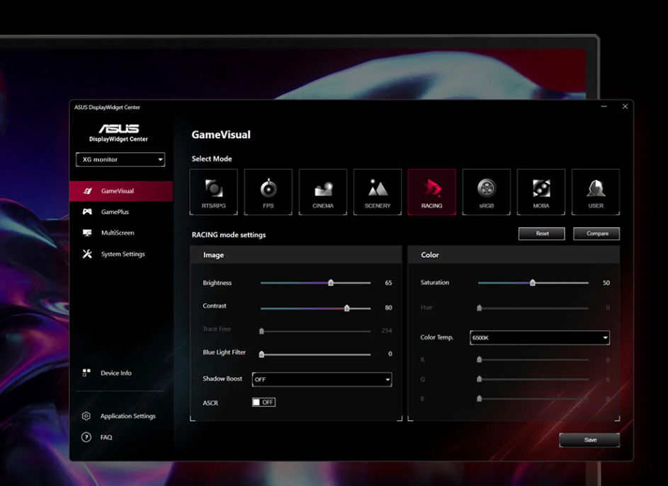 Herní monitor Asus ROG Strix XG32WCS černý Herní monitor Asus ROG Strix XG32WCS černý