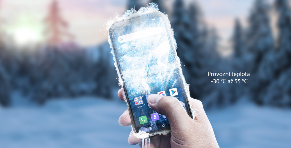 Mobilní telefon iGET BLACKVIEW GBV9900 Pro Thermo černý