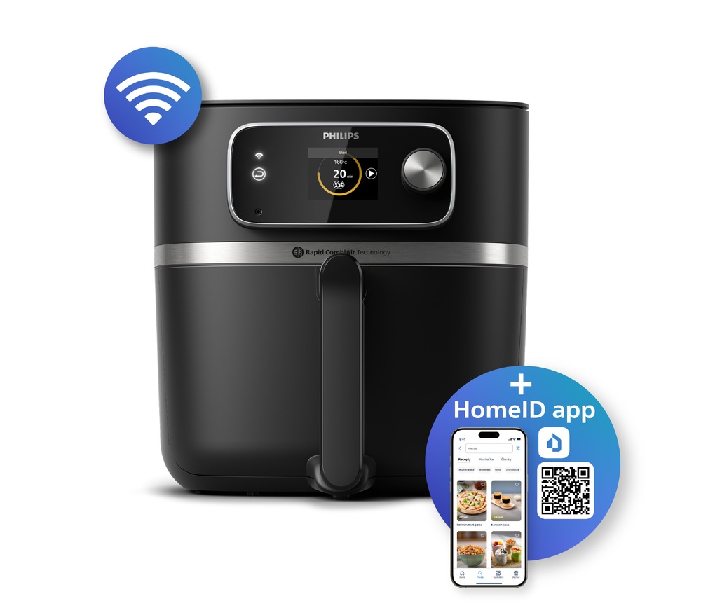 Fritéza horkovzdušná Philips Airfryer 8,3 l, Connected HD9880/90 černá Fritéza horkovzdušná Philips Airfryer 8,3 l, Connected HD9880/90 černá