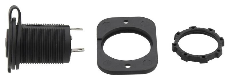 Zásuvka Compass 07393 12/24V s krytem