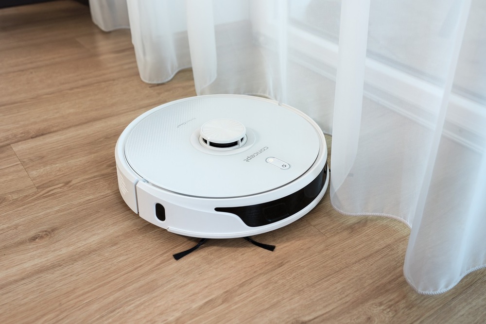 Robotický vysavač Concept VR3450 Perfect Clean Laser 3D, 2 v 1 bílý