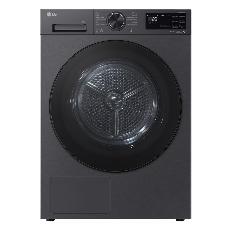 Sušička prádla LG RHX5009TBB, černá barva