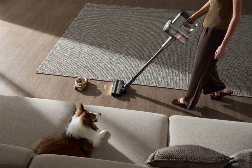Vysávání rozsypaných granulí pomocí Xiaomi Vacuum Cleaner G30 Max