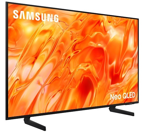Televize Samsung QE43QN72H Televize Samsung QE43QN72H s oranžovou strukturou na obrazovce