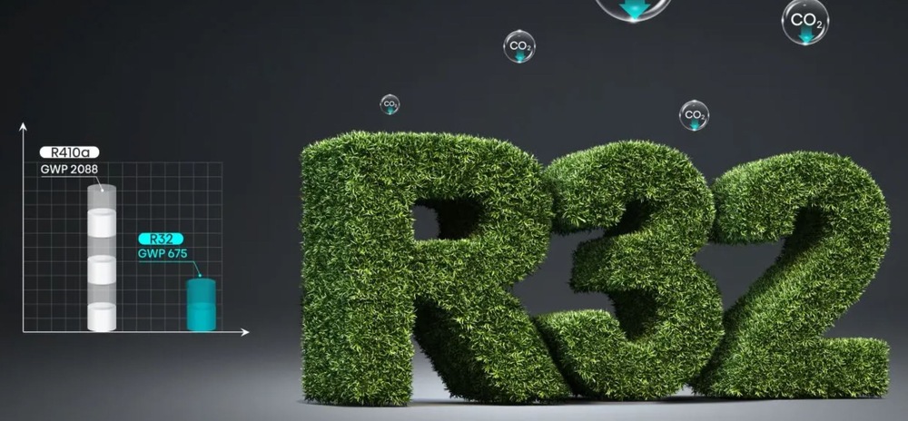 Klimatizace splitová Hisense Unipure AS35XU0EW + HB35XU0AG bílá Chladivo R32 je u klimatizace Hisense ekologičtější volbou s vyšší chladicí kapacitou při stejném objemu.