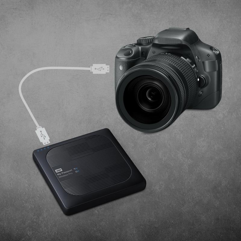 Externí pevný disk 2,5" Western Digital Wireless Pro 2TB černý Externí pevný disk 2,5" Western Digital Wireless Pro 2TB černý