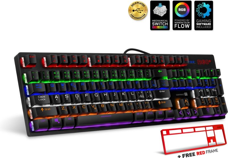 Klávesnice Connect IT NEO+, CZ/SK černá